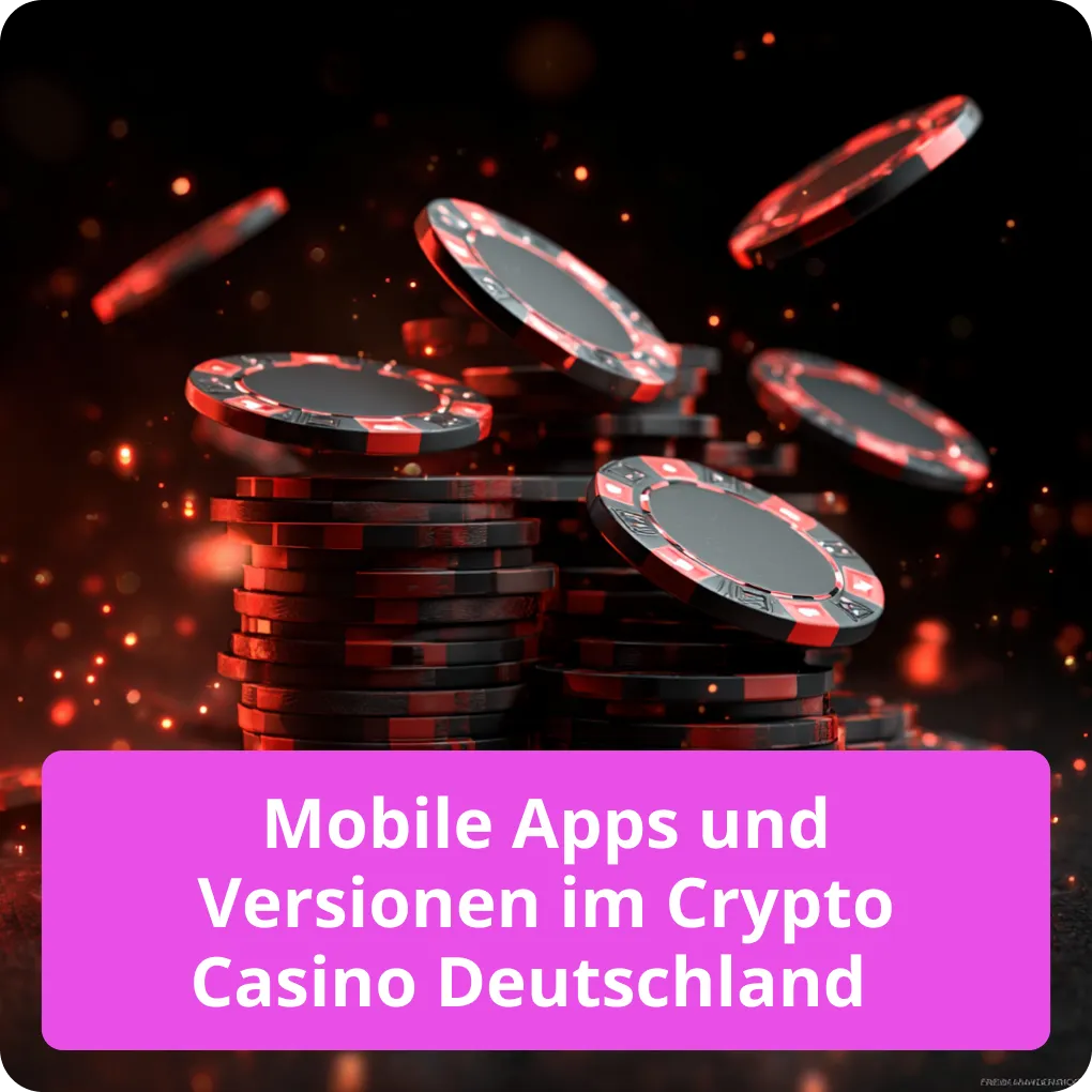 Mobile Apps und Versionen im Crypto Casino Deutschland