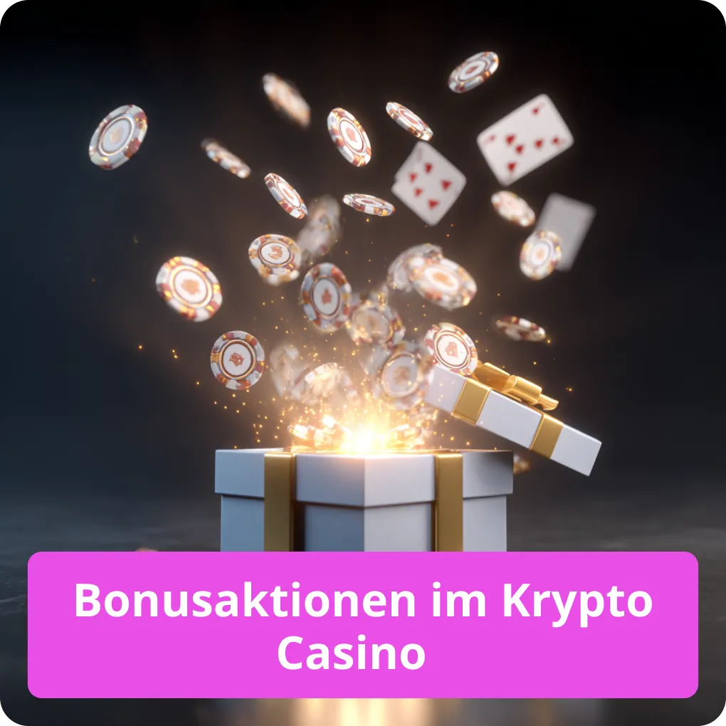Bonusaktionen im Krypto Casino